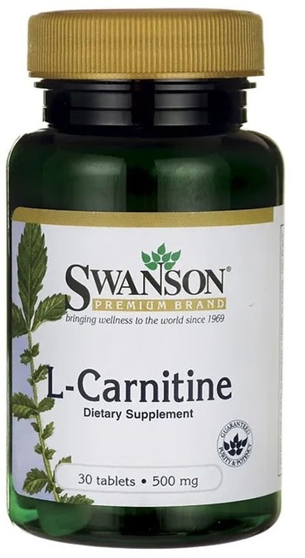Swanson L-Carnitine 500 mg, 30 таб.